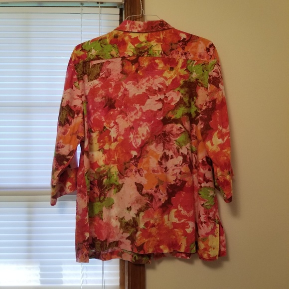 Chico's button down blouse - Picture 2 of 3